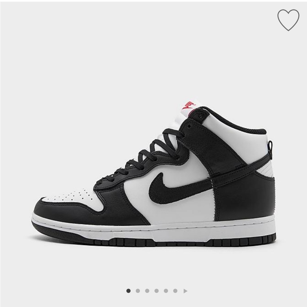 Dunk High 'Black White' – Size US 8 W